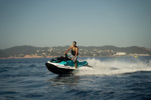 Circuito en moto de agua en la bahía de Ibiza
