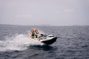 Circuito en moto de agua en la bahía de Ibiza